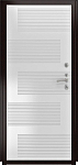 Дверь ДвериПРО Л-45 ФЛ-185 (10мм, ПВХ Ясень белый) DPRO222291 фото