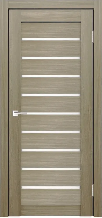 Фото Межкомнатная дверь Легенда X-2 Тон Неаполь Остекление Сатинат белое